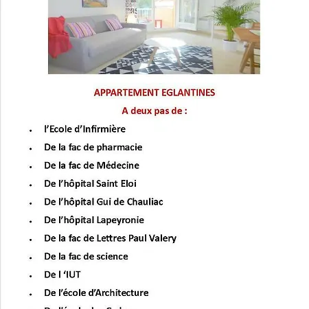 Eglantines Appartement *